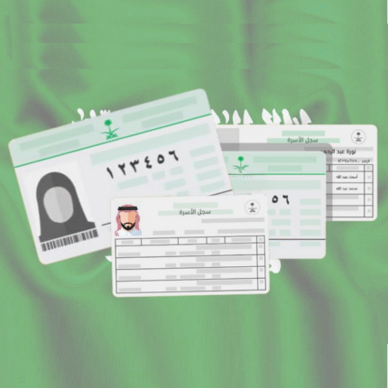 خدمة إصدار سجل الأسرة (كرت العائلة)